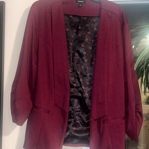 Torrid Women's Deep Red Blazer